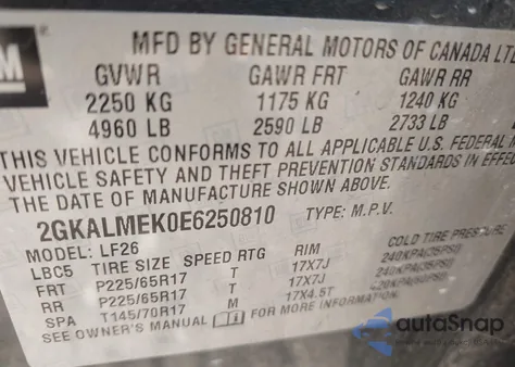 2014 GMC Terrain Sle-1 from USA, damaged, VIN 2GKALMEK0E6250810